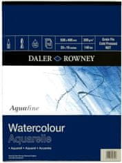 Daler Rowney Akvarel blok Aquafine, 20x16", 300g/m2,12 listova, NOT
