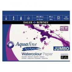 Daler Rowney Akvarel blok Aquafine, 12x9", 300g/m2, jumbo, 50 listova NOT