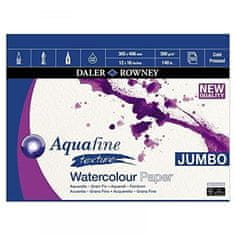 Daler Rowney Akvarel blok Aquafine, 16x12", 300g/m2,jumbo, 50 listova NOT