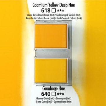 Daler Rowney Akvarel boja, Aquafine, set 2, kockem yellow deep hue/gamboge hue
