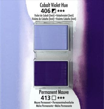 Daler Rowney Akvarel boja, Aquafine, set 2, kockebalt violet hue/permanent mauve
