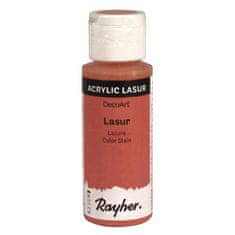 Rayher.	 Lazurna boja za drvo, koral. crvena,59ml