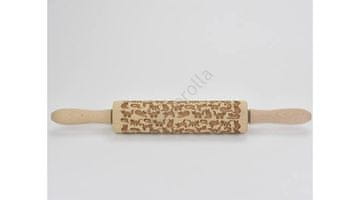 Rayher.	 Drveni valjak - Mačići 38cm