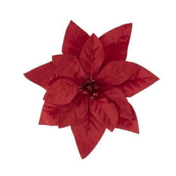 Rayher.	 Baršunast cvijet božićne zvijezde, 16cm