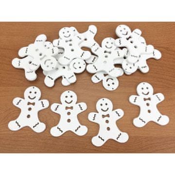 Rayher.	 Drveni jeleni, cookie, 5cm, set 5