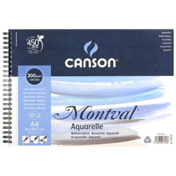 Rayher.	 Blok akvarel spirala Montval A4 300 g, 1