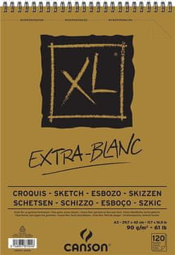 Rayher.	 Blok za crtanje spirala XL Extra White A