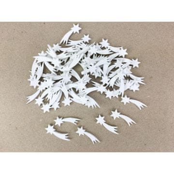 Rayher.	 Drvene zvijezdice, bijele, 2.8cm, set 10