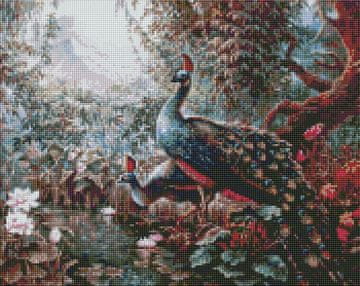 Rayher.	 Dijamantni mozaik, Fairy tale peacocks, 40x50 cm