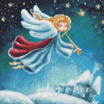 Rayher.	 Dijamantni mozaik, Christmas Angel, 40x40 cm