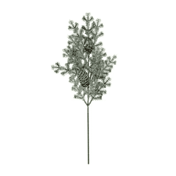 Rayher.	 Borova grana s mrazom i češerima, 45 cm