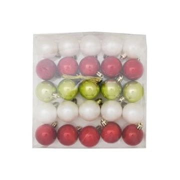 Rayher.	 Božićne kuglice 4cm, set 25