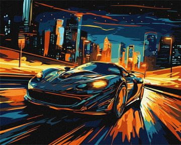 Rayher.	 Slikanje po brojevima, Night city, 40x50 cm