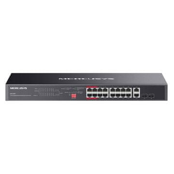 Mercusys MS120GP 20-portni 16x Gigabit PoE+ RJ45 2x Gigabit RJ45 2x SFP mrežni preklopnik switch