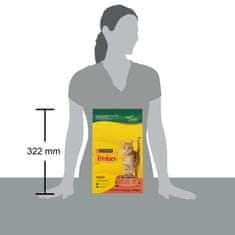 Friskies Adult suha hrana za mačke, govedina, piščanec in zelenjava, 4x1,5kg