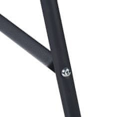 Northix Sklopivi vanjski stol čelični antracit otporan na vremenske uvjete