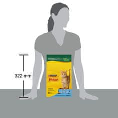 Friskies Adult suha hrana za mačke s lososom i povrćem, 4 x 1,5kg