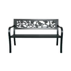 Aga Metalna vrtna klupa 125x53x77 cm