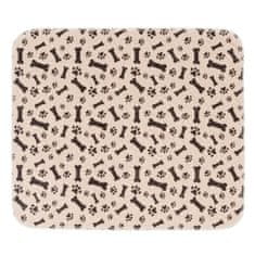 HARLEY® Višekratna nepropusna podloga za pse 70×80 cm, periva upijajuća podloga za trening pasa, zaštita od curenja | PAWSORB Bež