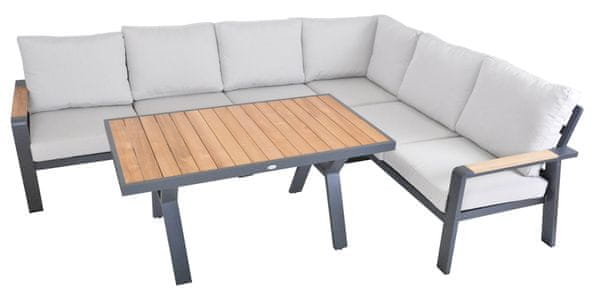 Rojaplast kutna aluminijska garnitura