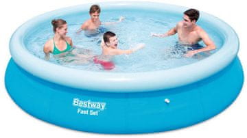 Bestway Bestway samostojeći okrugli bazen 366 x 76 cm, plavi, na napuhavanje
