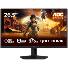 AOC Gaming Q27G41ZDF monitor, 67,3cm (26,5), QHD, QD-OLED, 240Hz, 0,03ms, G-Sync Compatible