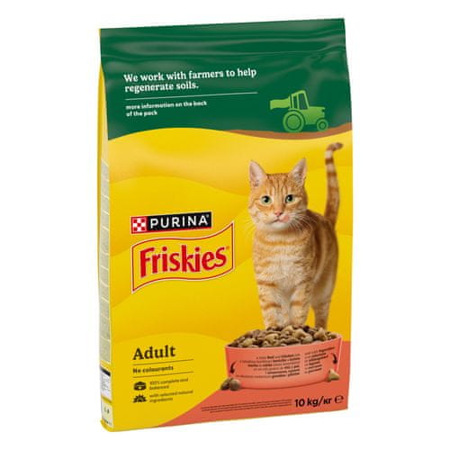FRISKIES Adult hrana za mačke s govedinom i piletinom