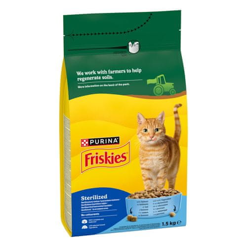 FRISKIES Sterilised hrana za mačke s lososom