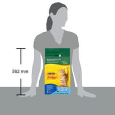 Friskies Sterilised suha hrana za mačke, losos i povrće, 6 x 1,5 kg