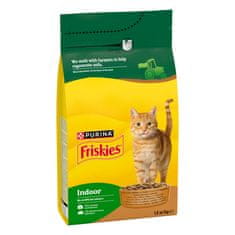 Friskies Indoor suha hrana za mačke, piletina, puretina i povrće, 6 x 1,5 kg