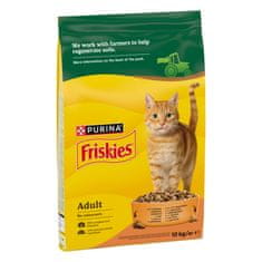 Friskies Adult suha hrana za mačke, piletina i povrće, 10 kg