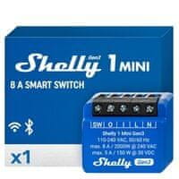 Shelly Rele 1 Mini Gen. 3 WLAN BT maks. 8A 1-kanalni ugradbeni
