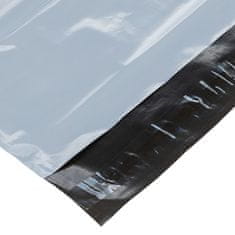 Rosfix Kurirske Plastične Vrećice Bijele 320 X 450 MM 100 Kom – Čvrsta LDPE Folija, Samoljepljiva Traka, Vodootporne