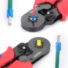 Rosfix Kliješta Za Krimpanje Izoliranih Tulejki Set – 1200 Tulejki + Automatski Skidač Izolacije | 0.25-10 MM²