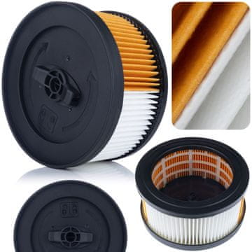 OEM 6.414-960.0 Filter Za Usisavač – Zamjenski Dio Za Usisavač Kärcher Wd4.200 Wd4.250 Wd5.300 | Ciklonski, Ø180×90 MM, Mokro I Suho