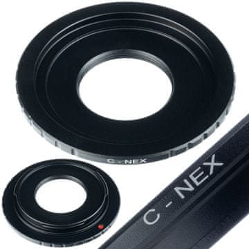 Rosfix C-Mount M25 Adapter – Adapter Za Sony E-Mount, Precizno Prijanjanje, Zaštita Od Pogrešnog Okretanja | Zamjenski Dio Za Fotoaparat Sony Nex, Alpha, Pxw