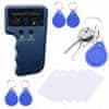 Rosfix Programator Čitač RFID 125 Khz – Kloniranje T5577/Em4305, Podrška Em4100/Hid | 115×71×22 MM, 5 Privjesaka, 2Xaaa