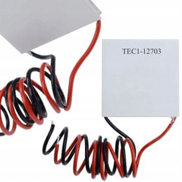 Rosfix Tec1-12703 Peltierova Ćelija – Hlađenje/Grijanje, 40X40 MM | 12 V, 36 W, 3 A, R 2–2.2 Ω, -55–83 °C
