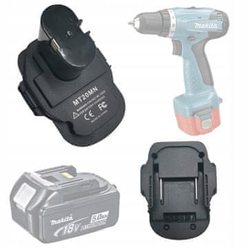 Rosfix Mt20Mn Adapter – Zamjenski Dio Za Alat Makita 18V | Kompatibilan S Bl1850 Bl1840 Bl1830 Bl1815, Izdržljiv Plastika Ce