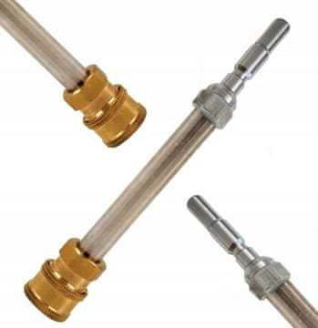 Rosfix Cijev Za Visokotlačni Čistač 1/4" QC – Kompatibilno S Kränzle K 1050 P/Ts/Tst, Xa15/17 | Nehrđajući Čelik, 4000 PSI