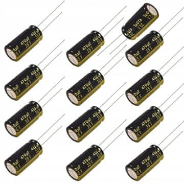 Rosfix Elektrolitski Kondenzator Low Esr 470Uf 35V 10X17 MM Raster 5 MM | Visoka Učinkovitost I Izdržljivost