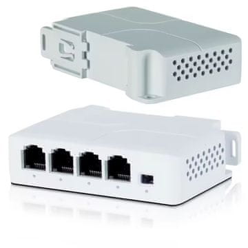 Rosfix Extender Repeater Poe Din Th35 – Mlaznica S 1X In 3X Out, Gigabit, 25W, 100M, LED, Scp/Olp, Ce Rohs