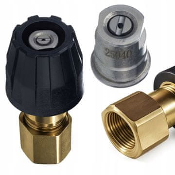 Rosfix Zamjenski Dio Za Visokotlačni Perač Kärcher HD PRO Xpert – Mesingana Mlaznica Easy Lock | Zamjenjiva, Nehrđajući Čelik