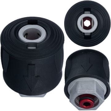 Rosfix M22X1,5 Adapter Za Produženje Cijevi – Click QC Metalni | 160 BAR, 60°C, Protok 10 l/Min, Os 14 MM