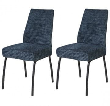 Fort Stol ANNA (plava) (set 2 komada)