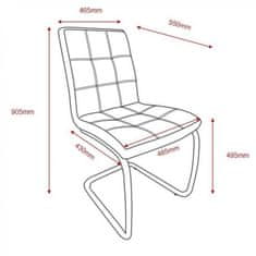 Fort Blagovaonska stolica PARMA (smeđa) (set 2 komada)