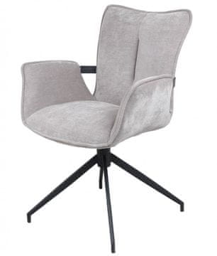 Fort Blagovaonska stolica TIMEA (siva) (set 2 komada)