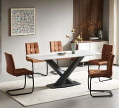 Fort Blagovaonska stolica PARMA (smeđa) (set 2 komada)