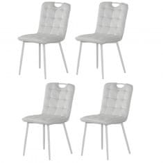 Fort Blagovaonska stolica MILIK (bijela) (set 4 komada)