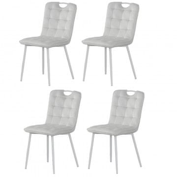 Fort Blagovaonska stolica MILIK (bijela) (set 4 komada)